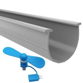 Hooima 670628972975 The 2021 Gray Garage Door Bottom Seal 20 Foot 3.5-3.75 Inch Width R