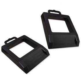 B091f3rpvn Hoxwell Heavy Duty Rubber Pallet Jack Wheel Chock 2 Pack 14.2x11.2