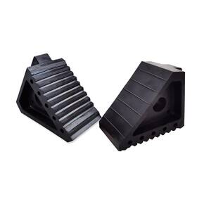 B092mjnyb7 Hoxwell Heavy Duty Rubber Wheel Chocks 2-pack For Car Trailer Rv Truck Atv