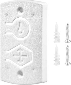 309961 Htjymy 821555226727 And 3976 White Two Button Cover Plate Replacement Parts