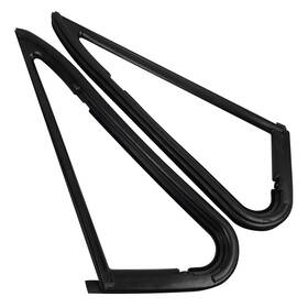 Mw-1012-2-bk-jl Htostar Racing Front Door Window Vent Molding Rubber Belt Trim Seal Weather Stripping Compat