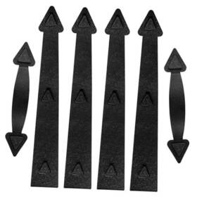 Mbs-06 Hulknpee Magnetic Garage Door Decorative Hardware Faux Hinges And Handles 4 2