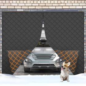 Hunnmingre Goh-hunnmingre-1056 Car Garage Door Insulation Kit Fits 9 X 7 Ft Magnetic Thermal