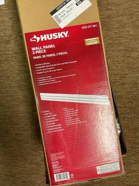 1003011861 Husky Garage Slat Wall Starter Kit 2 Pc