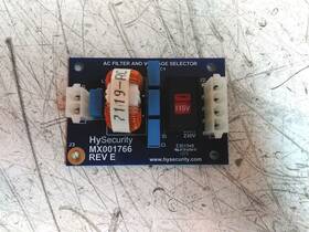 Mx001766 Hysecurity Defective Ac Filter And Voltage Selector Power Board As-is
