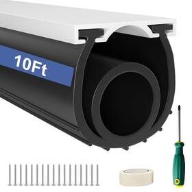 Hzetuu 707154471549 Upgraded 10ft Garage Door Seals Bottom Rubber Heavy-duty U O Ring
