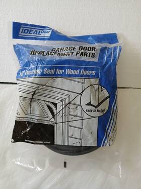 Ideal Door 092134021433 Nip Garage Replacement Parts 16ft Weather Seal For Wood Doors