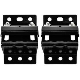 Bk7132p2bl Ideal Security Black Garage Door Brackets Top Fixture 2-pack