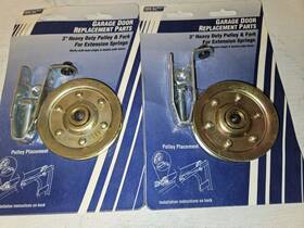 431-1438 Idealdoor 2garage Door Replacement Parts 3 Inch Heavy Duty Pulley And Fork For Extension Springs