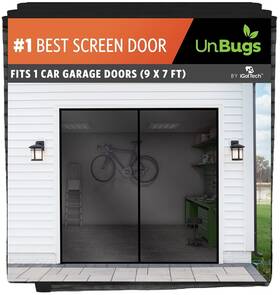 Igottech 860006100087 Unbugs Garage Screen Doors For 1 Car - Fits Single Up To