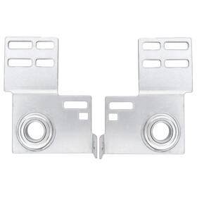 Inbyme 764283353313 Pair Garage Door End Bearing Flange Plates Brackets Residential Wit