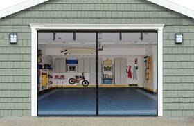 Gsd-87 Innhom Garage Door Screen 1 Car 8x7 Ft Magnetic Doors For Ca