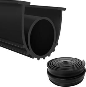 Ivwnnn 445048030078 16ft Garage Door Seals Bottom Rubber 5/16 Inch Seal T-end Doo