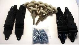Jafeton 804075318073 Box Truck Roll Up Door Hinge And Roller Kit - Whiting Style Hardware Number