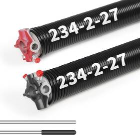 Jecoupoon Je-325016-279805-cu Pair Of Garage Door Torsion Springs Set With Non-slip Winding Bars Electrophoretic