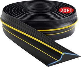 Jin&bao 445003832860 Universal Garage Door Threshold Seal Strip Bottom Weather Stripping Replacement