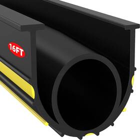 Jin&bao 445012897881 Garage Door Bottom Weather Stripping Rubber Seal With T-ends 5/16 Inch - Pro