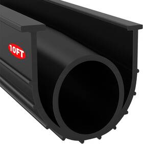 Jin&bao 711181953428 Garage Door Bottom Weather Stripping Rubber Seal With T-ends 5/16 Inch - Pro
