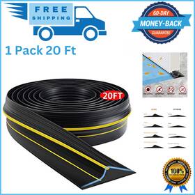 Jinbao 744110716412 Universal Garage Door Threshold Seal Strip Kit Bottom Waterproof Rubber We