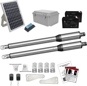 Pkm-c01 Jujiang C01 Solar Gate Opener With 440lb Dual Silver