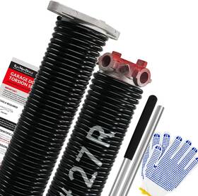 Kaimindogs 825687656995 Garage Door Torsion Spring Set With Non-slip Winding Bars And Gloves