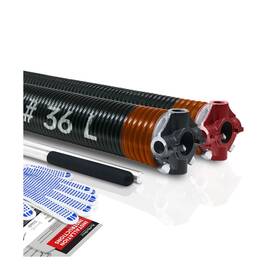Km-0273-200-36 Kaimindogz Pair Of 2 Inch Garage Door Torsion Springs Set With Non-slip Winding Bars&gloves