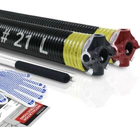 Km-207-200-21 Kaimindogz Pair Of 2 Inch Garage Door Torsion Springs Set 0.207x2ftftx21ftft