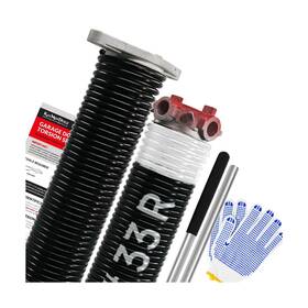 Km-218-175-33 Kaimindogz Pair Of 1.75 Inch Garage Door Torsion Springs Set With Non-slip Winding Bars&glov