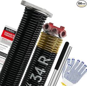 Km-250-175-34 Kaimindogz Pair Of 1.75 Inch Garage Door Torsion Springs Set