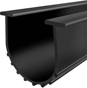 Keeping Fun 711181330694 Garage Door U-bottom Weather Stripping Kit Rubber Seal Strip Replacement Univer
