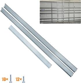 Lajiaoz 2 4ft 1 2ft Heavy Duty 8ft Garage Door Strut Brace For Hurricane And Wind Protection