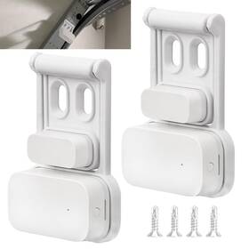 Far3f-2 Leaflex 2 Pcs Garage Door Mount Bracket Compatible With A-qara And Window Sensor