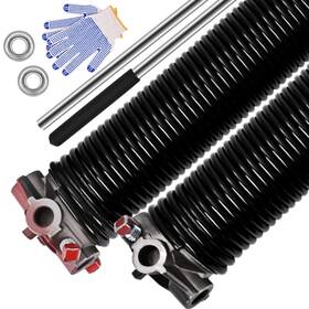 Lifancy 750238853786 Garage Door Torsion Springs Pair Of .250 X 2 Inch 35 With Non-slip Winding B