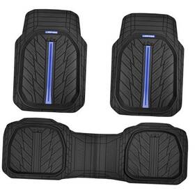 Jd618s2-bu0-3p Lj Tire Tread Deepdish Rubber Floor Mats For Car Heavy Duty All
