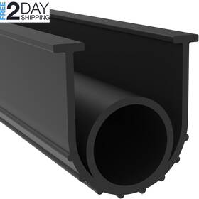 Ltd 313022158186 Garage Door Bottom Seals Weatherproof Weatherstrip Black 1/4 Inch T-end 10ft