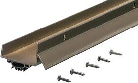 69554 M-d Building Products 36 Inch Bronze Aluminum U-shape Commercial Screw-on Under Door Seal