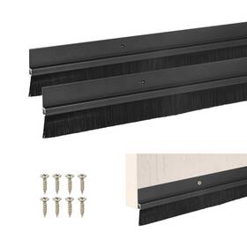 Mma250321ty002436jp M Meterxity 2-pack Door Brush Bottom Sweep 39 Inch L X 1.8 W H-shape Aluminum Alloy Base Wi
