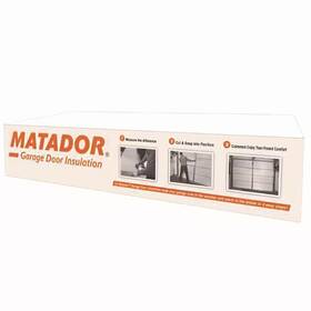 Matador 445002766753 Garage Door Foam Insulation Kit 8 Panel Bright White 7 Ft X - 9
