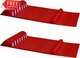 Maxsa 313032879897 37359-2pk Park Right 21 Inch X 11 2 Parking Mat Red