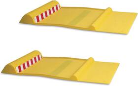 Maxsa Innovations 37356-2pk Park Right 21 Inch X 11 2 Parking Mat Yellow