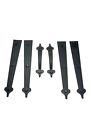 Mg240 Household Essentials Decorative Garage Door Hinges Black Magnetic Handles Hardware