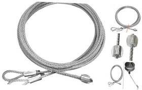 Ma0426 Miayaya 2 Pack Garage Door Torsion Spring Wire 7ft Safety Cable For