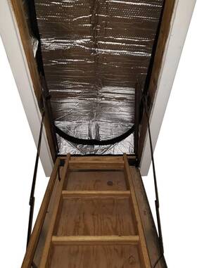 Miloo 739312948105 Attic Stairs Insulation Cover For Pull Down Stair 25 Inch X 54 11 - R-value