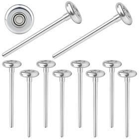 Mindoub Sp148 10-pack 4 Inch Stem 1.8 10 Balls Steel Garage Door Rollers For 2 Track