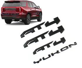 Mnneryss M095 4pcs Set Door Rear At4 Yukon Emblems Letters Compatible With 2021-2025