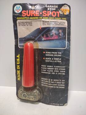 Molar Products 072508005016 Vintage Garage Stop Sure Spot Parking 1991 New In Package