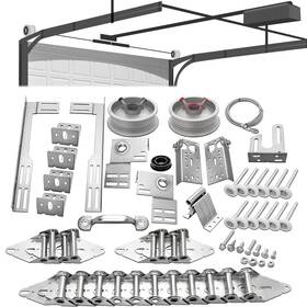 Hui-morningro-2740 Morningro Garage Door Parts Installation Bundle Kit For 16ft By 7ft Overhead Doors Fix R