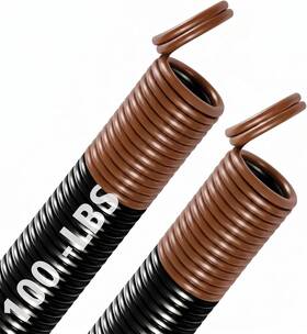 Hui-morningro-3557 Morningro 2 Pack 100 Lb Heavy Duty Double Loop Garage Door Extension Springs For