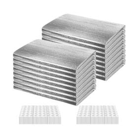 16-60-137-lvmo Myfamirea 16p Garage Door Insulation Panels Kit 0.24ft Thick Double Bubble Reflective Al