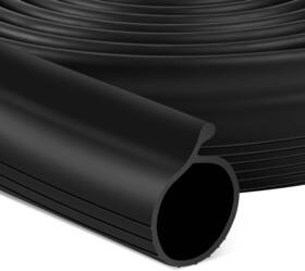 Myfamirea 313044951994 10ft Garage Door Bottom Seal Rubber 0.19ftft P Bulb Weather Str